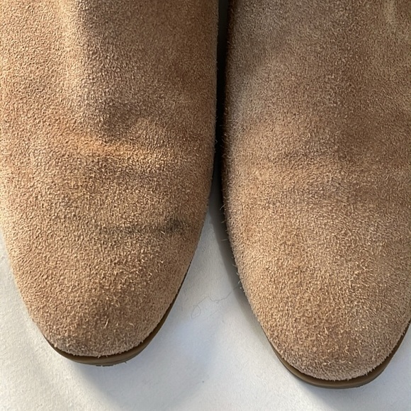 Aerosoles Tan Suede Crosswalk Ankle Boots - Picture 8 of 8